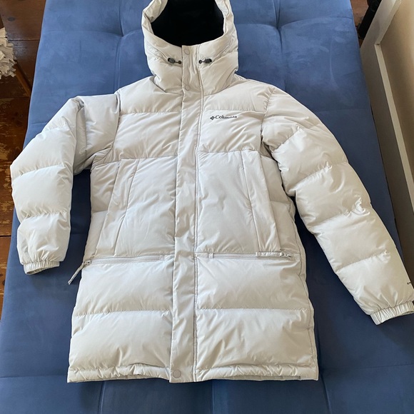 Columbia Other - Columbia down parka, color is “cloud,” size small but fits if you wear medium